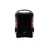 Silicon Power Armor A30 išorinis HDD/SSD korpusas, 2,5 colio vieno lizdo, USB 3.2 Gen 1, Micro-USB A, oranžinis/juodas