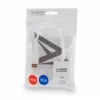 Adapteris HDMI (A) lizdas – VGA (D-Sub) kištukas SAVIO CL-201, baltas, 0,1 m, iki 1920×1200