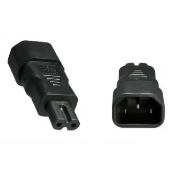MicroConnect PE147AD lizdo keitiklis C14 → C7 juodas