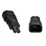 MicroConnect PE147AD lizdo keitiklis C14 → C7 juodas