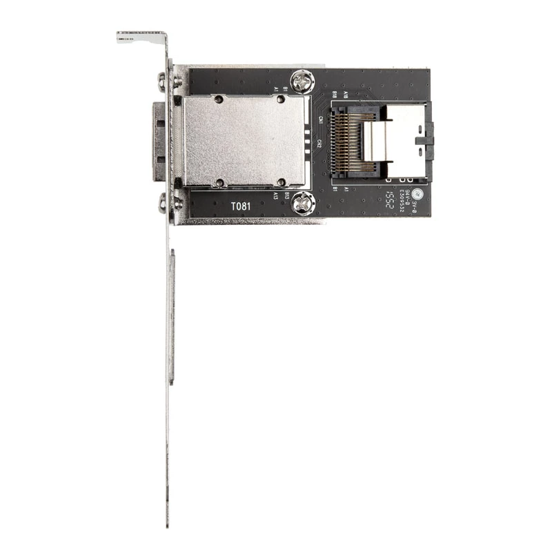 SilverStone SA011 - SAS-Blende intern zu extern - SAS 24Gbit/s - Mini SAS (SFF-8087) (W) zu 4 x 26-polige Mini SAS (W)