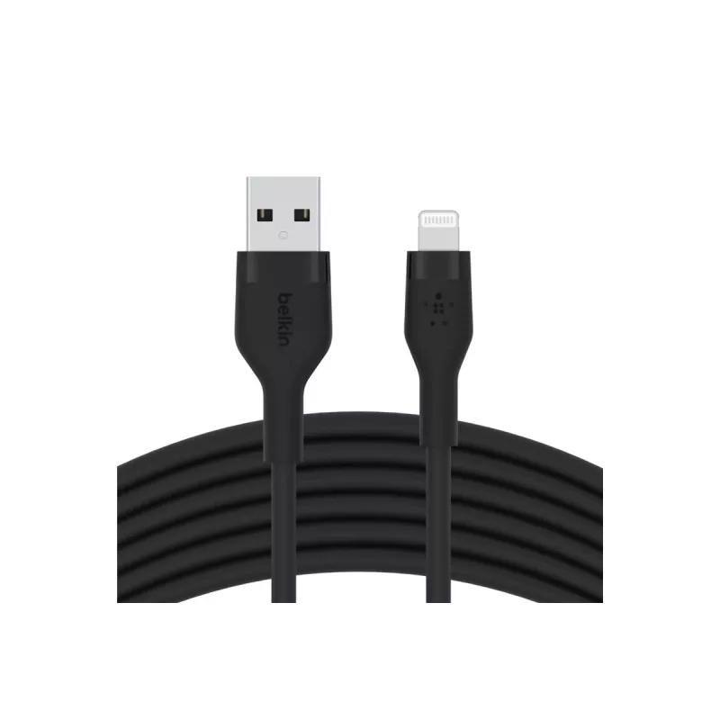 Belkin BOOST CHARGE Flex USB-A į Lightning laidas CAA008BT1MBK, 1 m, juodas