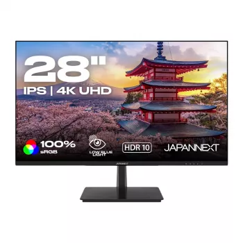 JAPANNEXT JN-I280UHD60F-P 4K UHD Monitorius 71,1 cm (28 inch) IPS, 5 ms, 60 Hz, AMD FreeSync, HDMI, DisplayPort