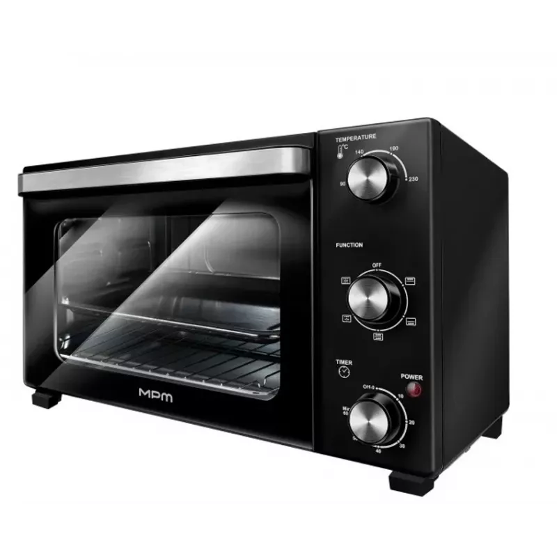 Elektrinė stalviršinė orkaitė MPM MPE-16/T – 35 L, 1500 W, konvekcija, laikmatis, stiklinės durelės