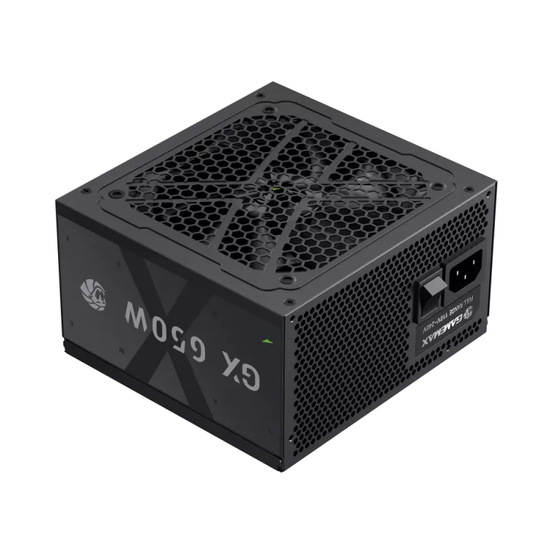 Gamemax GX 650GF 650W maitinimo blokas, 80 PLUS Gold, pilnai modulinis