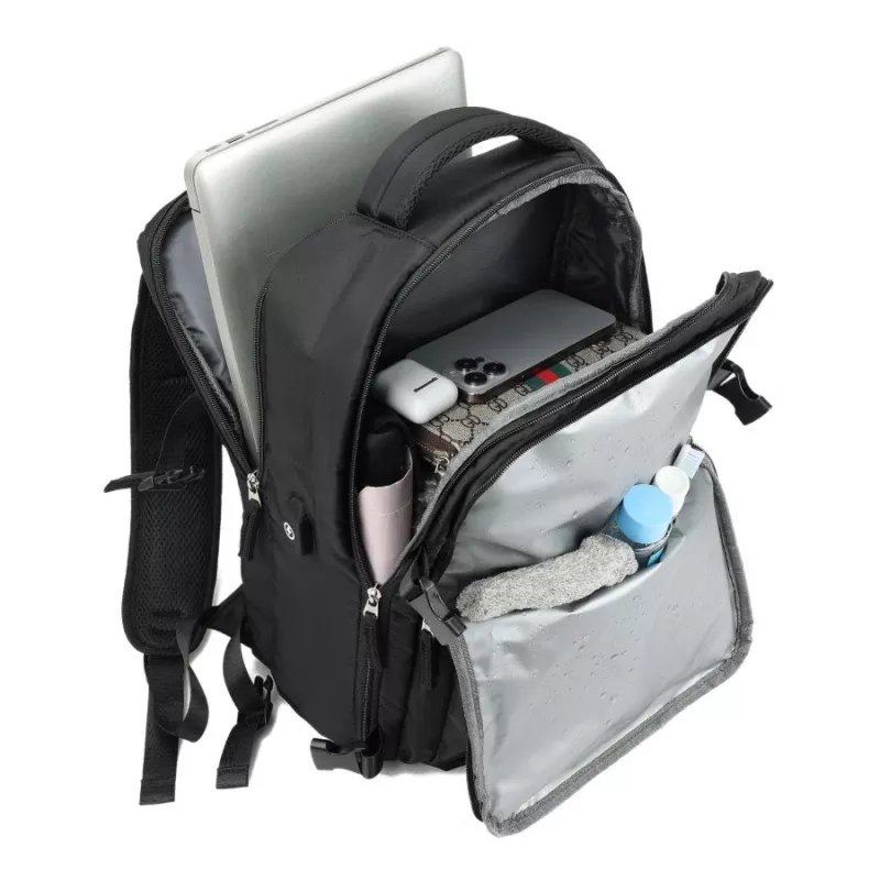 Kuprinė NOVEEN CTB400 unisex 25 L, poliesteris, 40×25×20 cm, juoda