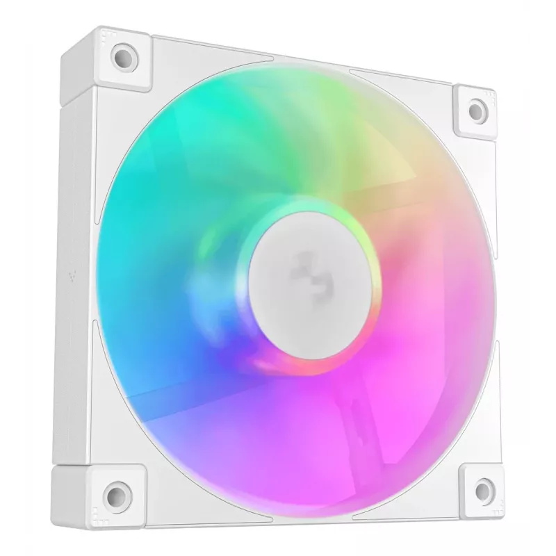 Ventiliatorių rinkinys DeepCool FD12 ARGB WH-3 in 1 12 cm baltas 3 vnt. Maksimalus oro slėgis 2.56 mmH2O