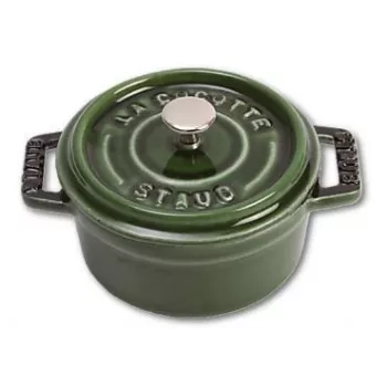 Staub 40509-804 mini cocotte 10 cm baziliko žalio ketaus