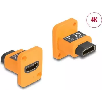 DeLOCK D tipo modulis HDMI-A motina į motiną 4K oranžinis