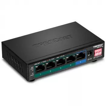 TRENDNET 5 prievadų Gigabit PoE+ jungiklis 60W