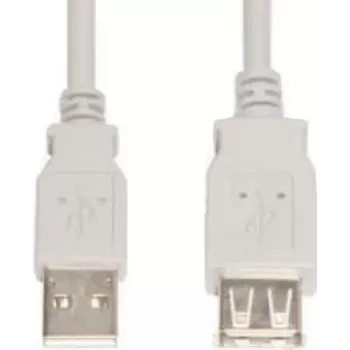 USB ilginimo laidas e+p CC 518 USB 2.0 3 m pilkas