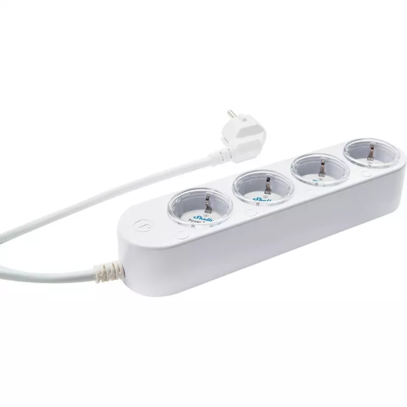 Išmanusis 12A Shelly Power Strip 4 Gen4 Zigbee/Matter maitinimo blokas