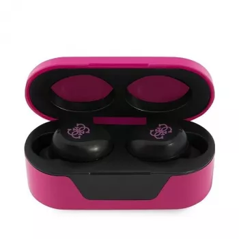 GUESS GUTWST31EM belaidės ausinės į ausis su mikrofonu, mėlynos (magenta) spalvos