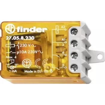 Finder impulsinis jungiklis įmontuojamas 27.05.8.230.0000 2 paprastai atviri kontaktai 230 V/AC 10 A 2300 VA