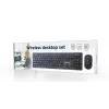 Gembird KBS-WCH-04 Belaidis klaviatūros ir pelės rinkinys, juodas, US išdėstymas