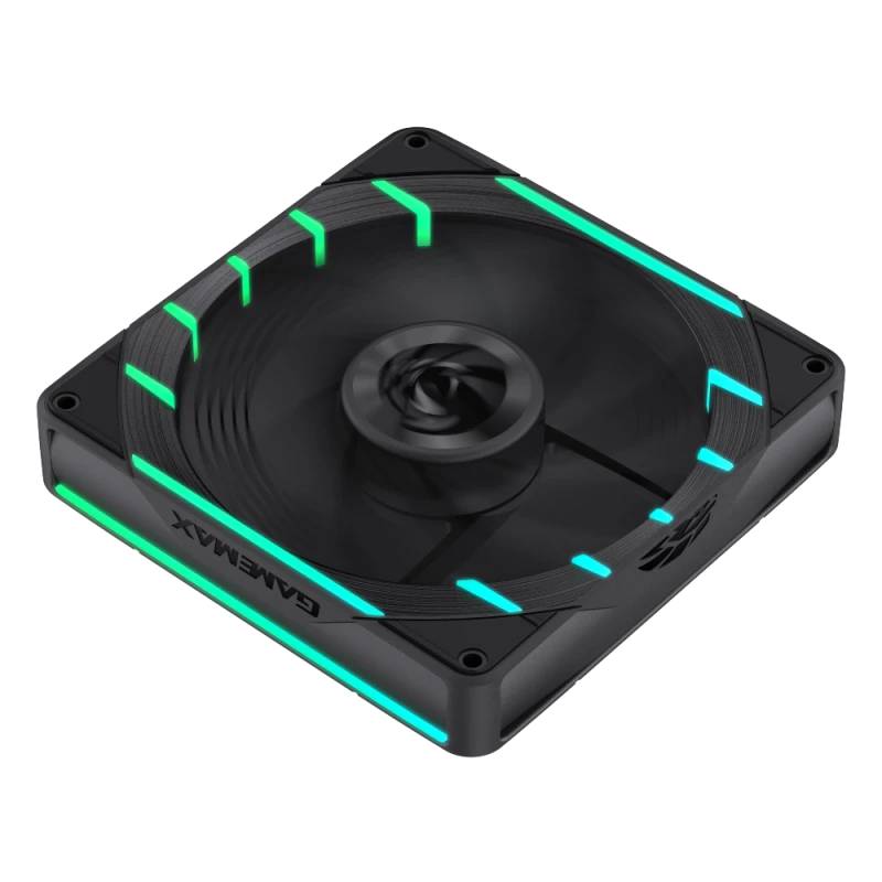 GAMEMAX TORNADO T14 ARGB-R 140mm korpuso ventiliatorius – juodas