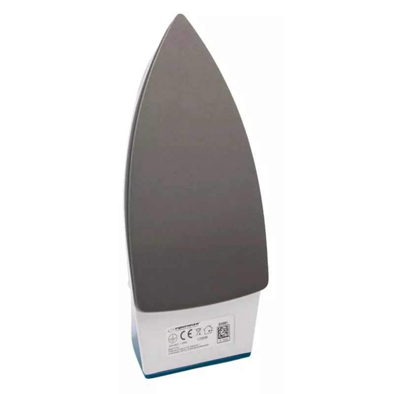 Lyginimo prietaisas Esperanza TRAVEL IRON SMOOTHER — 1200 W, nelipnė padas, 1,4 m laidas, temperatūros indikatorius, kelioninis dizainas