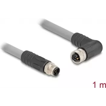 DeLOCK 80542 jutiklio / pavaros kabelis 1 m RST M12 pilkas