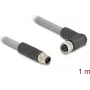DeLOCK 80542 jutiklio / pavaros kabelis 1 m RST M12 pilkas