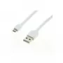 ROLINE USB 2.0 laidas – USB A (vyriškas) į Micro-USB B (vyriškas), 1 m, baltas (11.02.8761)
