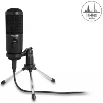 Delock 66832 USB mikrofonas juodas