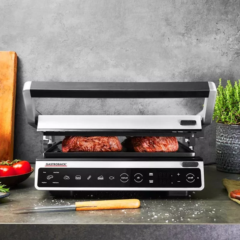 Elektrinis kepsnių grilis Gastroback Design BBQ Advanced Smart, 2100 W