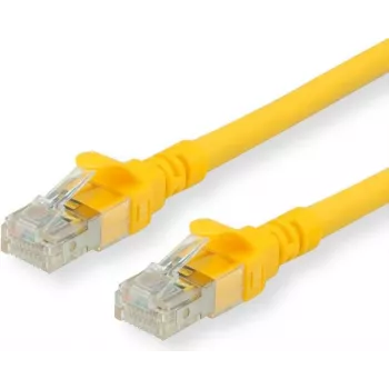 ROLINE 21.15.2523 - Patch laidas - RJ-45 (M) į RJ-45 (M) - 3 m - UTP - CAT 6 - halogenų neturintis, formuotas, vytas - geltonas