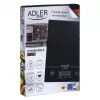 Adler AD 3138 b Mechaninės virtuvinės svarstyklės, juodos, stačiakampės
