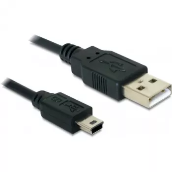 USB laidas DeLOCK 82273 USB 2.0 1 m USB A – Mini-USB B juodas