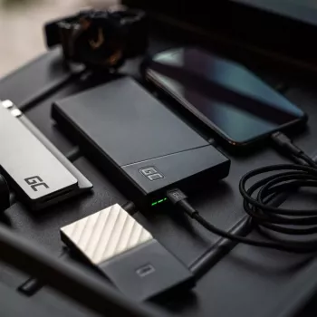 Green Cell PBGC02S 10000 mAh LiPo nešiojamas įkroviklis juodas