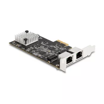 DeLOCK 81261 PCI Express x2 tinklo plokštė, 2 x RJ45 5 Gigabit LAN