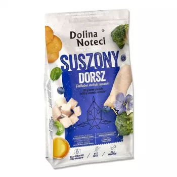 Sausas šunų ėdalas Dolina Noteci Premium su menke 9 kg – pilnavertis suaugusiems šunims, 26% baltymų, 15% riebalų, be glitimo ir laktozės