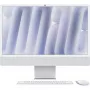 Apple iMac 24 inch sidabrinis / M4 8-Core CPU 8-Core GPU / 16 GB RAM / 256 GB SSD / klaviatūra Vokiečių / MM2 / 1 Gb Ethernet