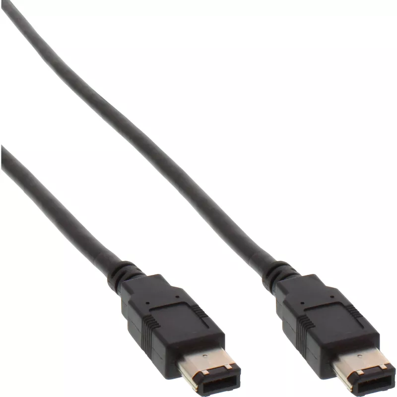 InLine FireWire 400 1394 kabelis 6 kontaktų kištukas / kištukas 1 m