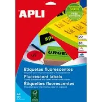 Lipdukas agipa Adress-Etiketten 99,1 x 67,7 mm neon geltonas su rėmeliu užapvalintais kampais nuolatinis – 1 vnt.