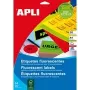 Lipdukas agipa Adress-Etiketten 99,1 x 67,7 mm neon geltonas su rėmeliu užapvalintais kampais nuolatinis – 1 vnt.