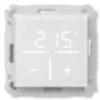 Homematic IP 161333A0 sieninis termostatas su stikliniu korpusu ir CO2 jutikliu, skaitmeninis RF, 230 V, 54,5×54,5×29 mm
