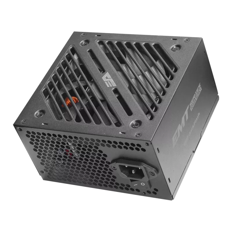 Maitinimo blokas DarkFlash EMT650 juodas, 650 W, ATX, viena +12 V šyna