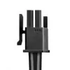 CableMod Basics Universal 12V 2x6 kabelis, 90° jungtis, 16 kontaktų į 16 kontaktų - juoda, 60 cm, var. A