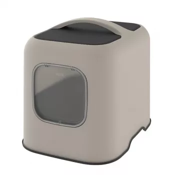 Uždaras katės tualetas Rotho BIALA smėlio spalvos 395×510×443 mm, plastikinis su samteliu