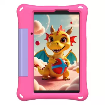 Planšetinis kompiuteris vaikams UleFone Tab A9 Pro Kids, 4 GB RAM, 128 GB atminties, LTE, rožinė