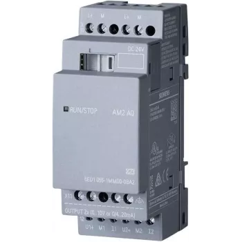 Siemens SPS plėtimo modulis LOGO AM2 AQ 0BA2 6ED1055-1MM00-0BA2 24 V/DC
