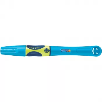 Pelikan griffix® Automatinis rašiklis dešiniarankiams - Neon Fresh Blue - mėlynas - kasečių sistema - mėlynas - plastikas - nerūdijantis plienas - dešiniarankiams (820363)