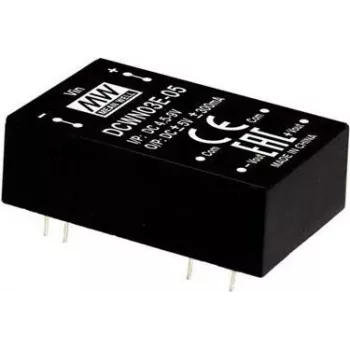 Maitinimo adapteris MEAN WELL DCWN03E-05 3W 5V 0,3A nuolatinės srovės keitiklis