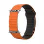 Apyrankė GUAN Premium Apple Watch 38/40/41/42 mm – oranžinė ir juoda