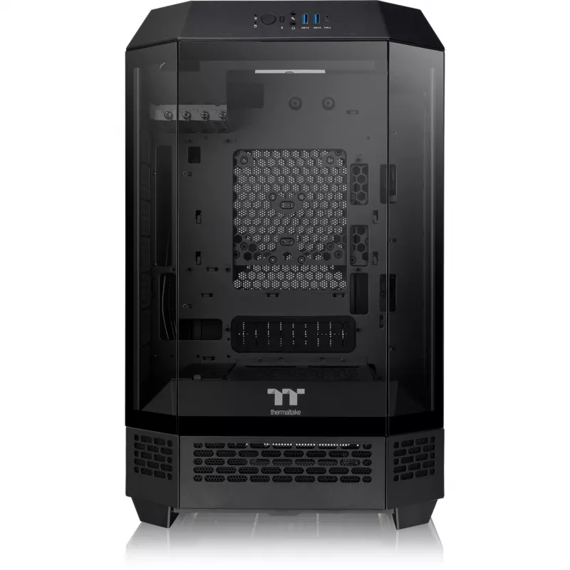Thermaltake The Tower 300 Black Micro Tower korpusas su grūdinto stiklo šoniniu dangčiu