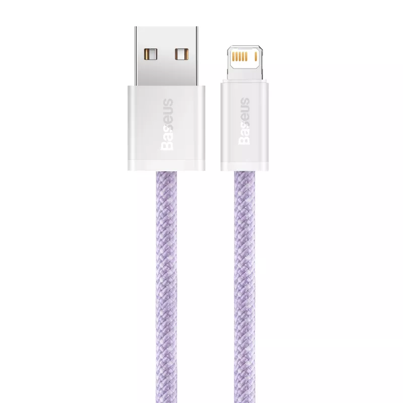 Baseus Dynamic kabelis USB į Lightning, 2.4A, 2m (Violetinė)