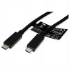 USB kabelis ROLINE 11.02.9056 0,5 m USB 3.2 Gen 2 10 Gbit/s USB C juodas