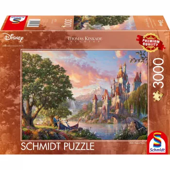 Thomas Kinkade Studios: Belle's Magical World, Dėlionė Disney Dreams Kolekcija, 3000 dalių