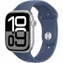 Apple Watch Series 10 GPS 46mm sidabrinis aliumininis korpusas su Denim apyranke